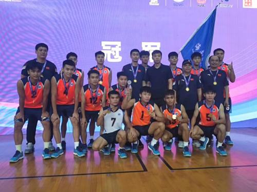 【南海网】海软男子排球队勇夺2022-2023中国大学生排球联赛男子组冠军